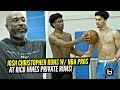 Josh Christopher Teams Up w/ NBA Players & SHOWS OUT at Rico Hines Private Runs!!