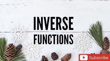 SPM/IGCSE/A- LEVEL: Inverse Functions