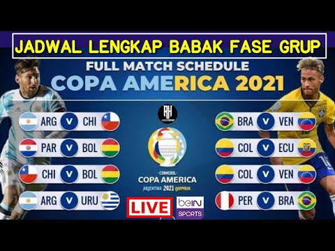 Jadual piala copa america 2021