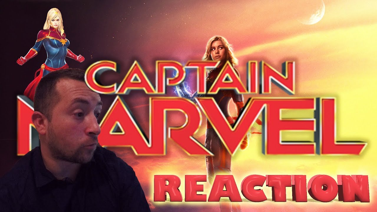 Captain Marvel Trailer Reaction YouTube