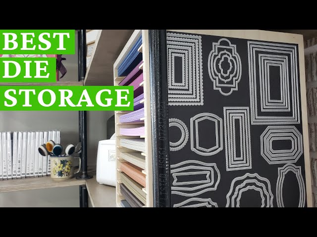 Magnetic Sheets For Dies - AMAZING Craft Room Organization Tip