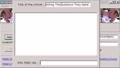 RSS Blogger Creator Software TUTORIAL