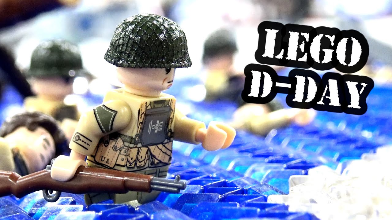 LEGO WWII D-Day Battle Omaha Beach - YouTube