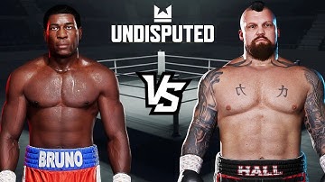 FRANK BRUNO vs EDDIE HALL | EPIC BOXING SHOWDOWN | Undisputed Boxing PS5 PRO Gameplay