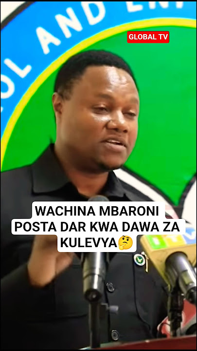 WACHINA MBARONI POSTA DAR KWA DAWA ZA KULEVYA🤔 #breaking #madawa #shorts #trending #globaltv