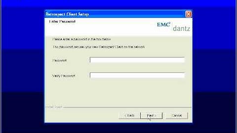Installing the Client Software in Retrospect for Win