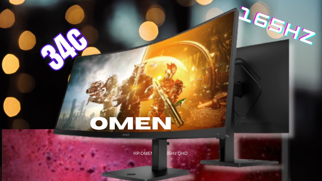 HP OMEN 34c 165Hz QHD Curved Gaming Monitor | The Best Monitor for Gaming  and Productivity! - YouTube