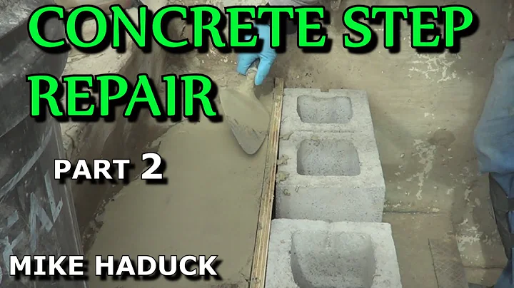 CONCRETE STEPS REPAIR  (Part 2) Mike Haduck