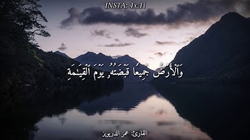 قرآن كريم بصوت القارئ  عمر الدريويز    أجمل حالات واتس اب دينيه🍃    تلاوة خاشعة 🖤🍀