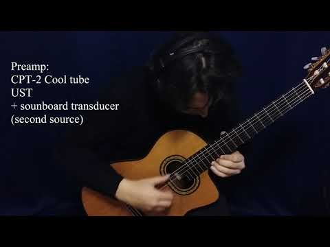 видео: Takamine TH90 Hirade  classical electric  guitar demo