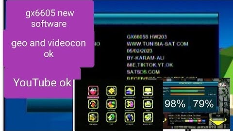 gx6605 new software geo and videocon ok.