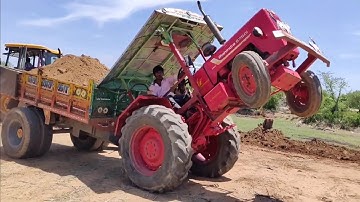 Mahindra 575 Di power plus tractor with fully loaded trolley | John Deere tractor power | cttv