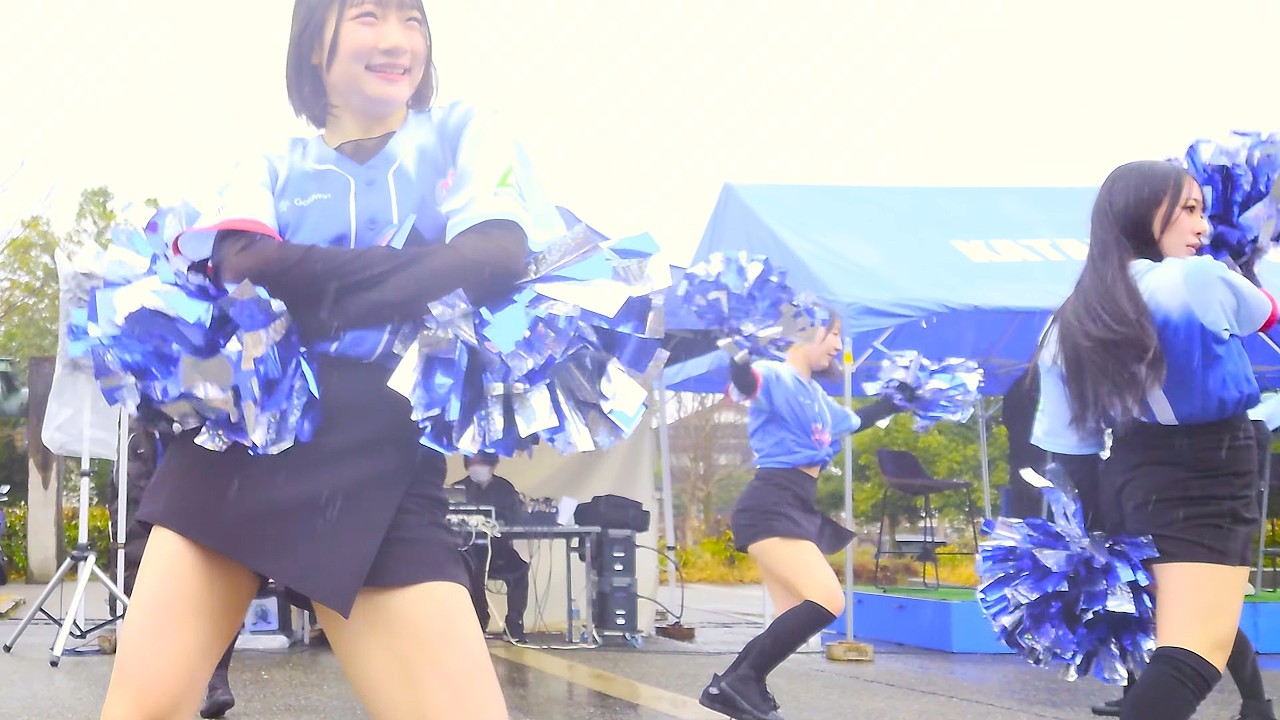 【低画質】【生音】Leap-Blue(リープブルー) 「Whiplash」(aespa) カターレ富山 vs. FC大阪 K STUDIO 第1部 横動画 スマホ望遠 2026年2月28日