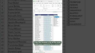 How To Merge Email Lists In Excel For Bulk Sending Using This Function 