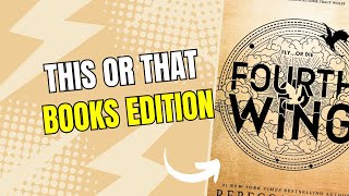 This or That BookTok Edition (+ other books)