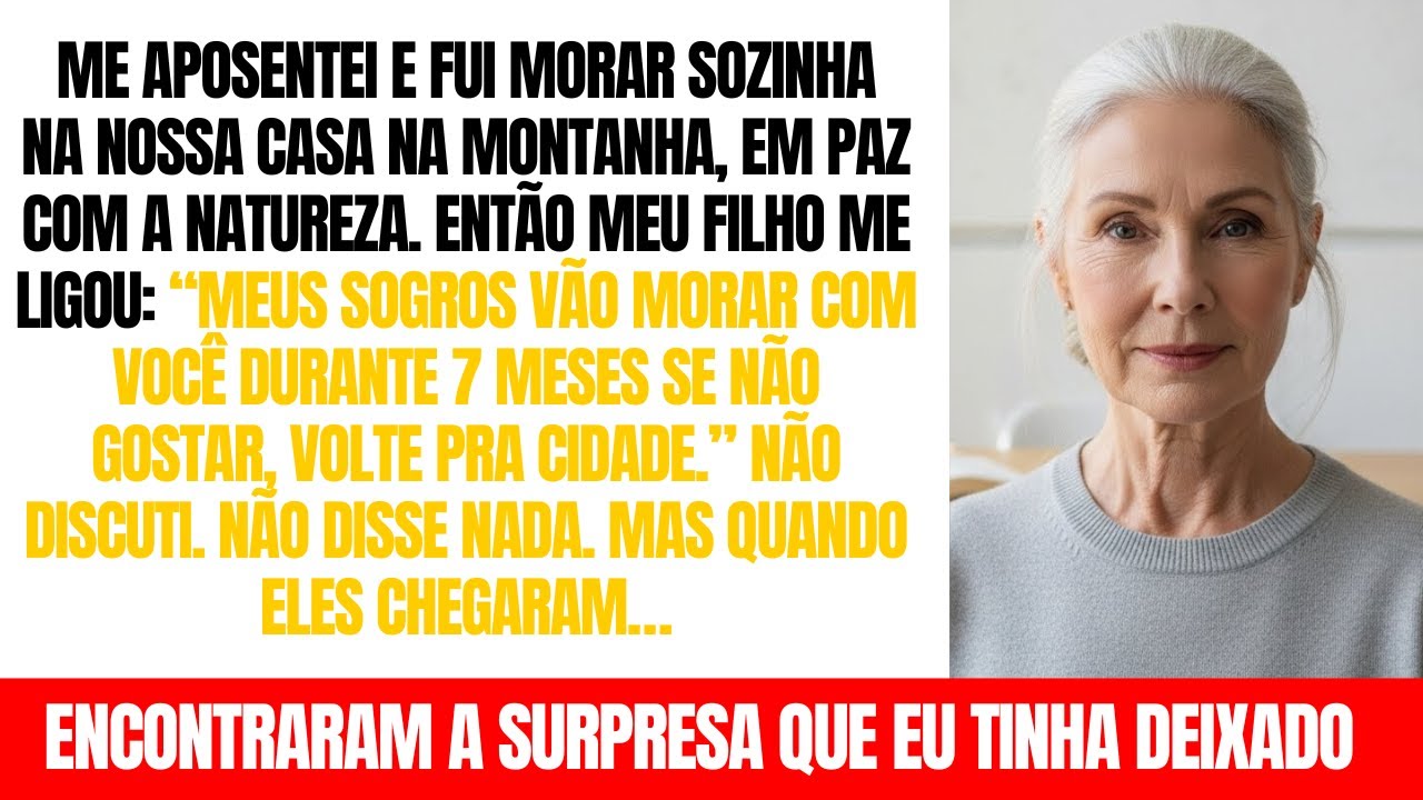 Meu filho quis que eu hospedasse os sogros por 7 meses, então preparei uma “surpresa"...