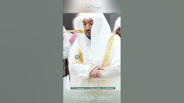تلاوة خاشعة 🕊 سورة الأنعام 🕊 #للشيخ .د #الوليد_الشمسان