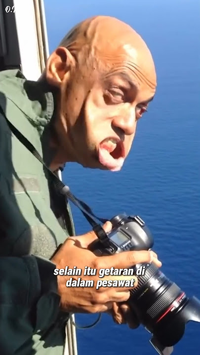 beginilah jadinya jika anda memotret dari atas pesawat 😱