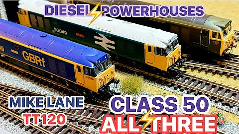 CLASS 50 …. TT120 s BEST LOOKING DIESEL? #hornby #modeltrains 