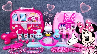 8 Minutes Satisfying with Unboxing Cute Minnie Mouse Barbie Make up Set Toy Collection ASMR