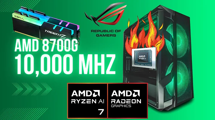 AMD 8700G内存控制器惊艳！空气冷却下超频至10,000 MHz！