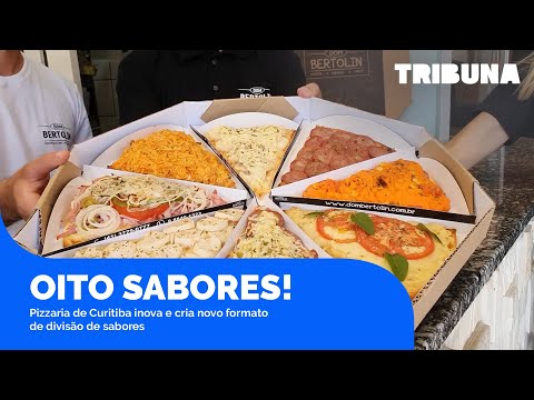 Pizzaria de Curitiba cria pizza com oito sabores