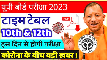 UP board time table 2023,/Class 10 & 12 Date sheet,/Up Board exam date 2023 Time table kab aayega