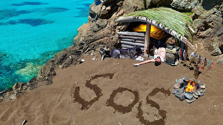3 DÍAS de supervivencia en solitario en la isla (SIN COMIDA, SIN AGUA, SIN REFUGIO) Pesca y cocina