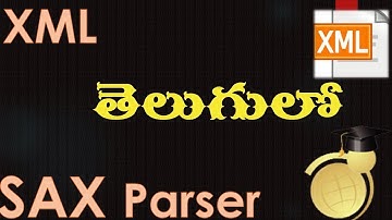 XML in Telugu - SAX Parser Example Part 1.wmv