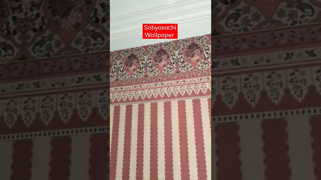 Nilaya Asian Paints Sabyasachi Vasant Wallpaper Red  Avyukta Interior  Decor Solutions