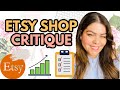 Etsy Shop Critique | Selling On Etsy 2020 | Etsy SEO | Nancy Badillo