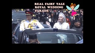 REAL FAIRY TALE ROYAL WEDDING 10KM PARADE of PRINCE ABDUL MATEEN BRUNEI