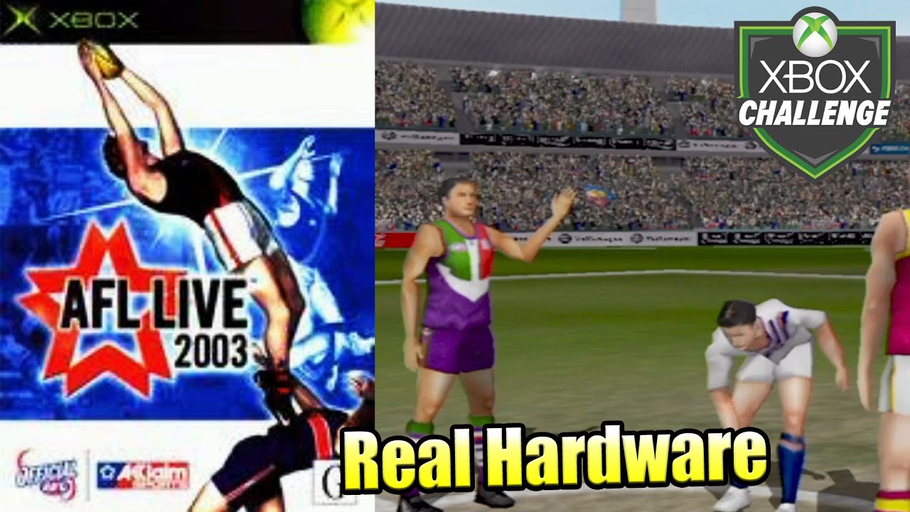 AFL Live 2003 — Xbox OG Gameplay HD — Real Hardware YouTube