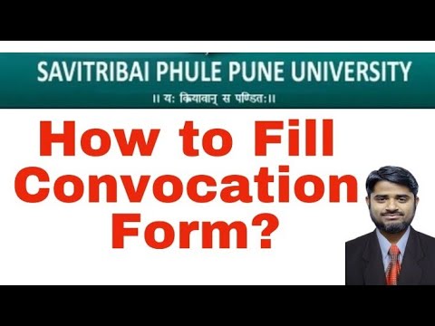 Pune University I How to Fill Convocation Form AY 2021-22 ? I Full Demo