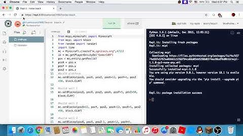 Python Minecraft Project - Cinna (HorseTrack)