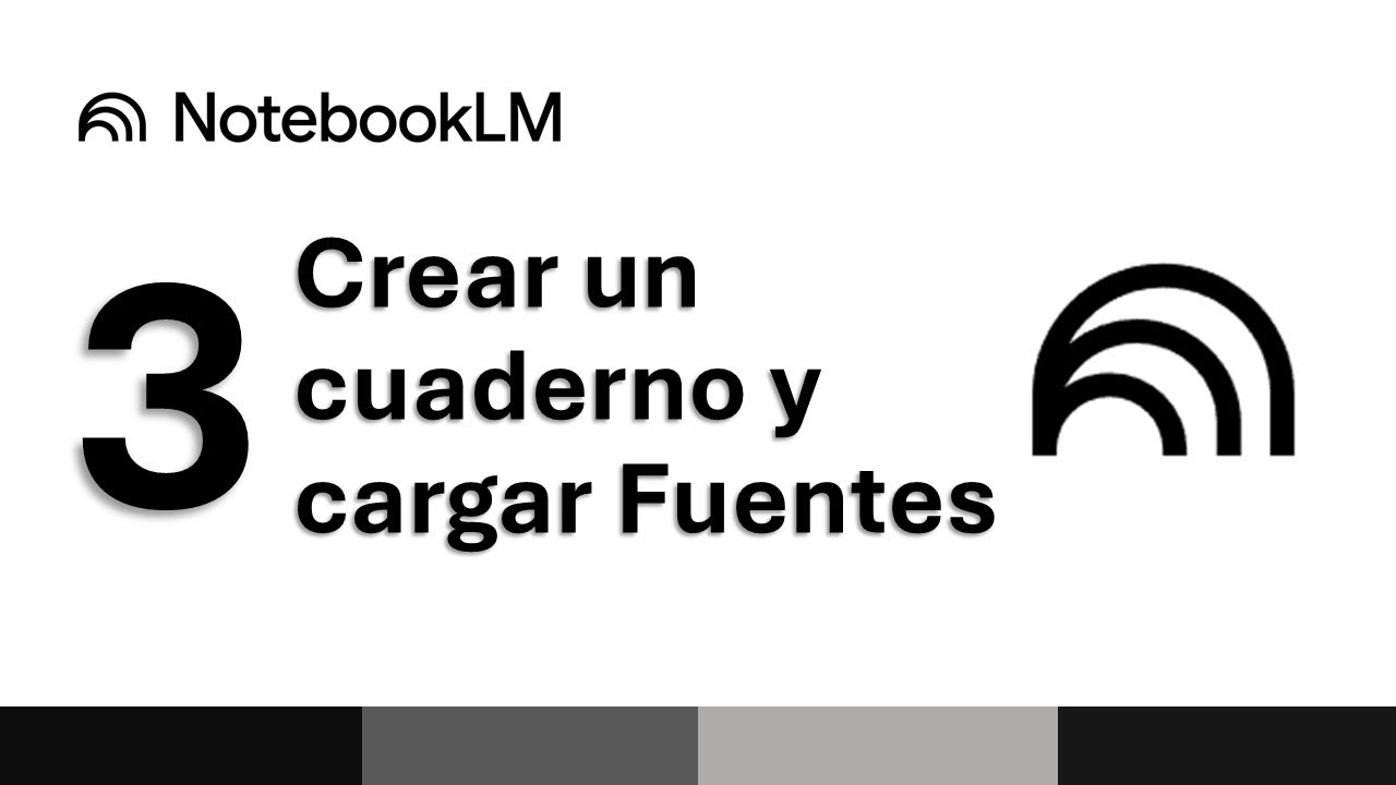 3. Cómo crear cuadernos y gestionar fuentes (PDF, Web y YouTube) en Google Notebook LM
