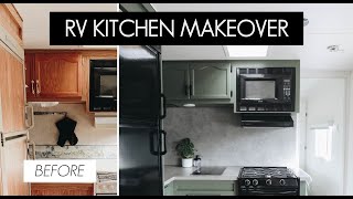 RV Kitchen Makeover | Our Modern RV Makeover Ep. 04