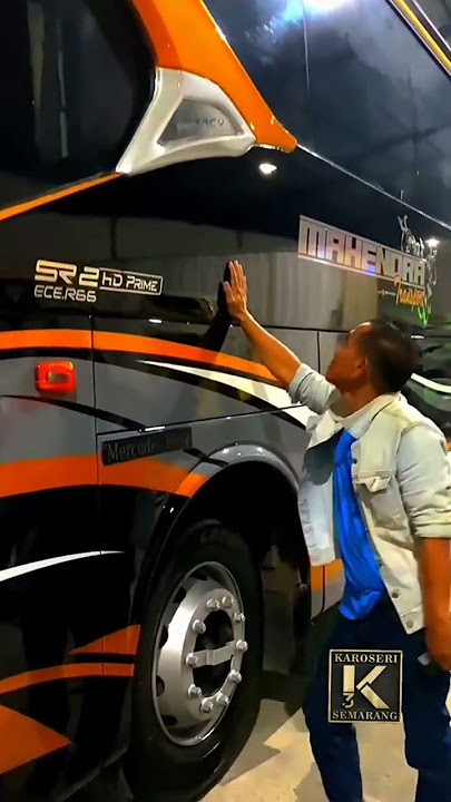 Bus PO MAHENDRA TRANSPORT Siap Rilis Dari Body Repair Karoseri K3 Semarang
