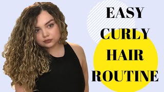 EASY EVERYDAY CURLY HAIR ROUTINE | Zoe Labarthe