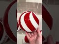 Raz 6" Swirl Stripe Ball Christmas Ornament 4632879