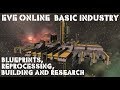 Eve Online Basic Guide to Industry: Blueprints, Building, research and reprocessing