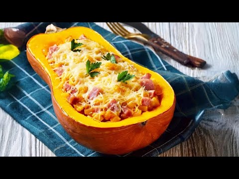 SPAGHETTIKÜRBIS alla Carbonara | Kürbisrezept