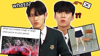Can Korean boys know 'STRUGGLES ONLY GIRLS WILL UNDERSTAND'?