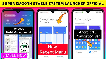 [STABLE] System Launcher With Navigation Bar,New Recent Menu,Better Ram Management,Best Parformance