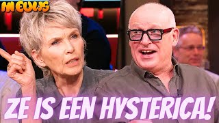 René van der Gijp vindt ‘meisje’ Anita Witzier aansteller: ‘Hysterica’