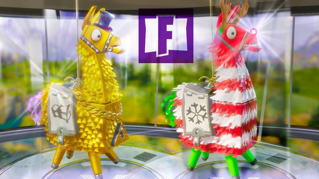 FORTNITE : Opening SO MANY Llamas! - LEGENDARY Troll Truck ...