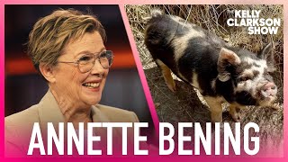 Annette Bening Is Honored Sam Neill Named A Pig After Her