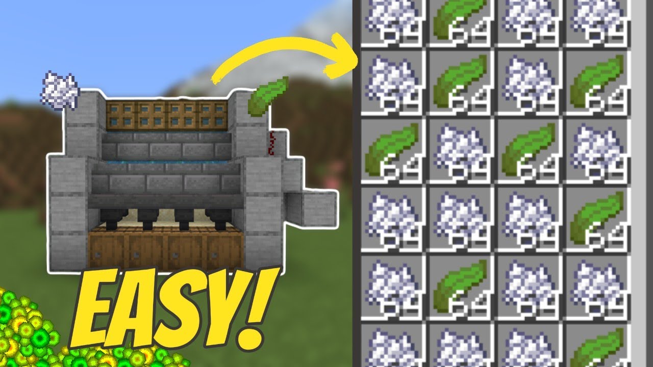THIS is THE BEST simple BONEMEAL FARM in Minecraft Bedrock! - YouTube