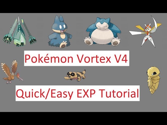 Pokémon Vortex V4 Tutorial - Legendary Pokémon 