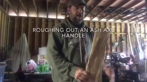 Making an ash axe handle from scratch Part 2
